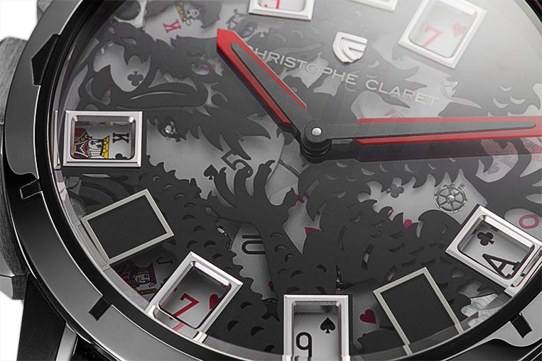 Christophe Claret Baccara Dragon dial close up